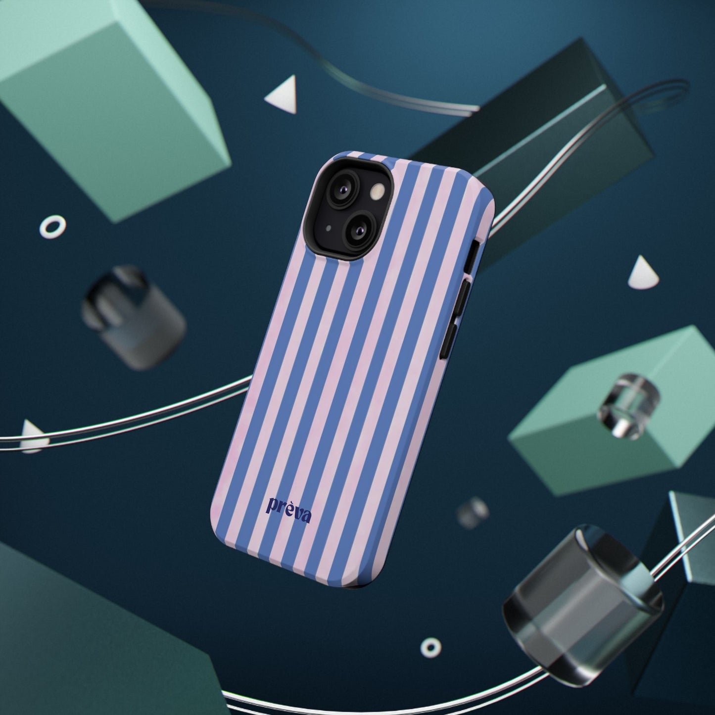 Striped Purple and Pink Phone Case