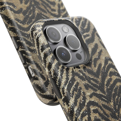 Phone Case — Impact‑Resistant Tiger Print Rug Texture