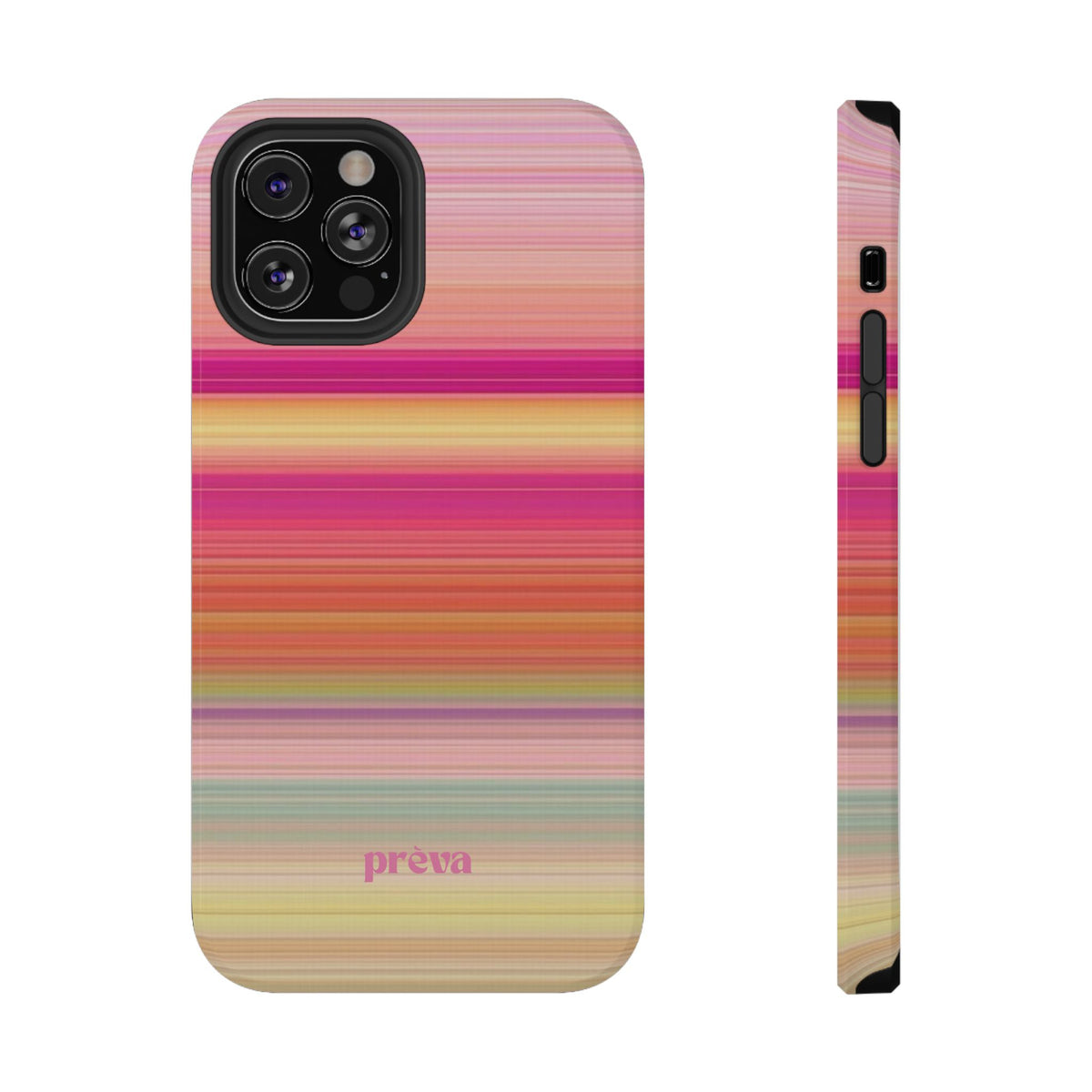 Pastel Stripe Rays Phone Case
