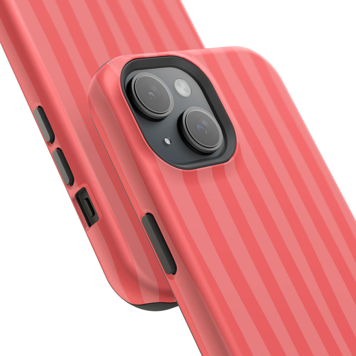 Coral Stipes Phone Case