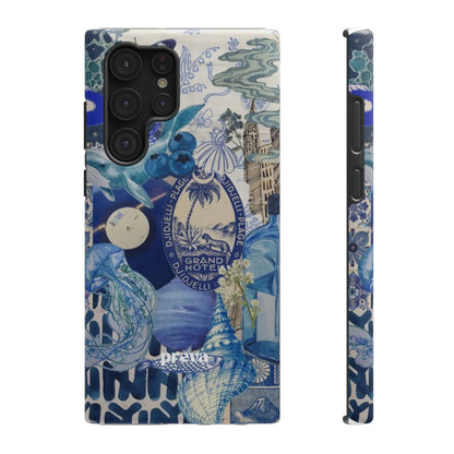 Blue Night Collage Phone Case