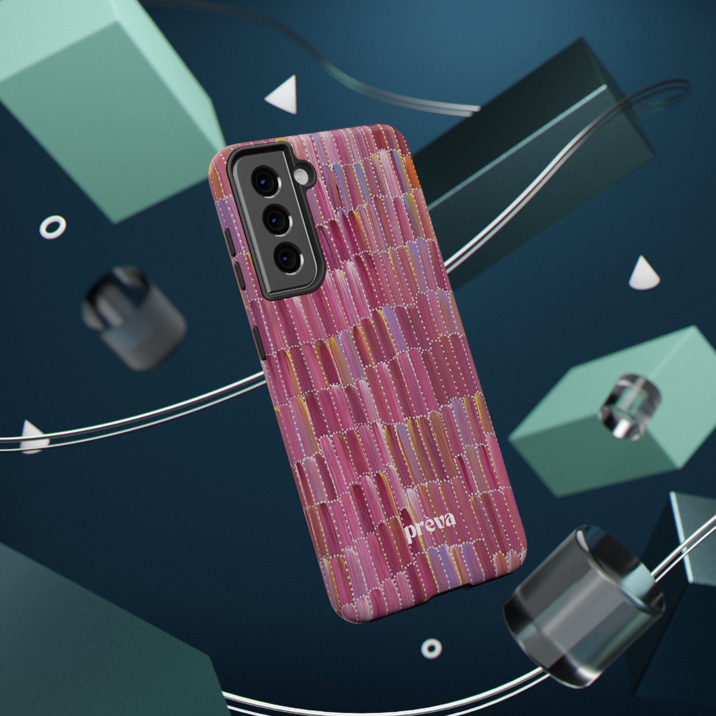 Pink Brushstroke Phone Case