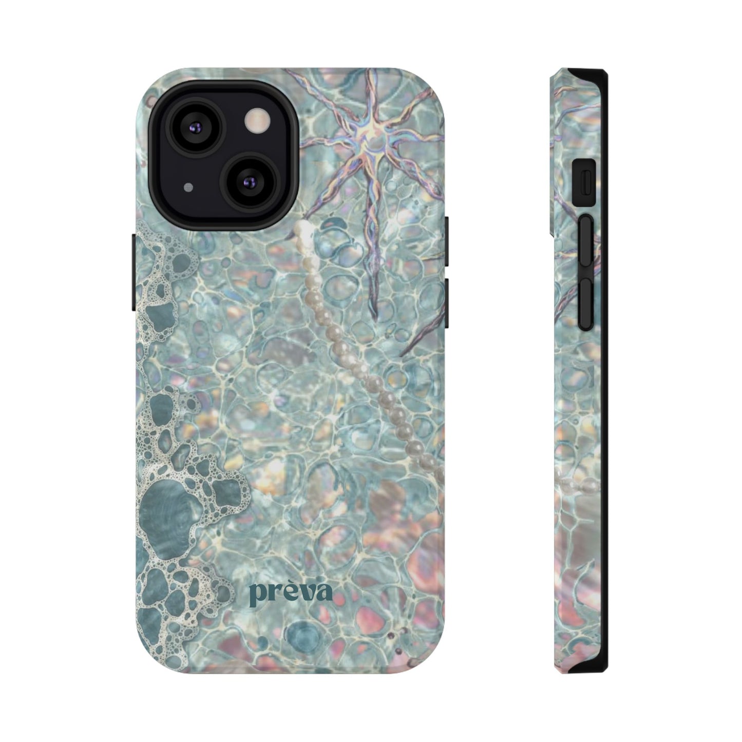 Marbled Seafoam Phone Case