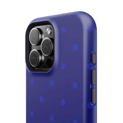 Dark Blue Polka Dots Phone Case