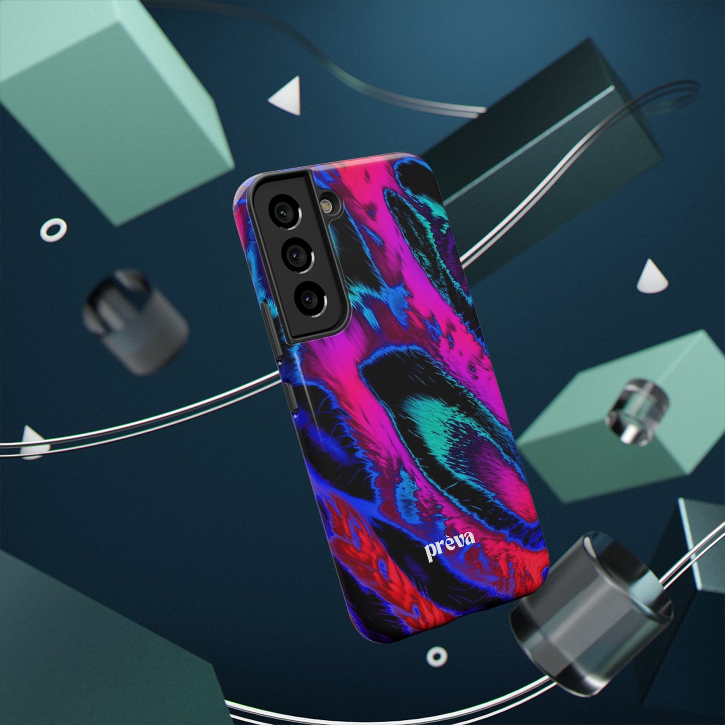 Neon Swirl Phone Case