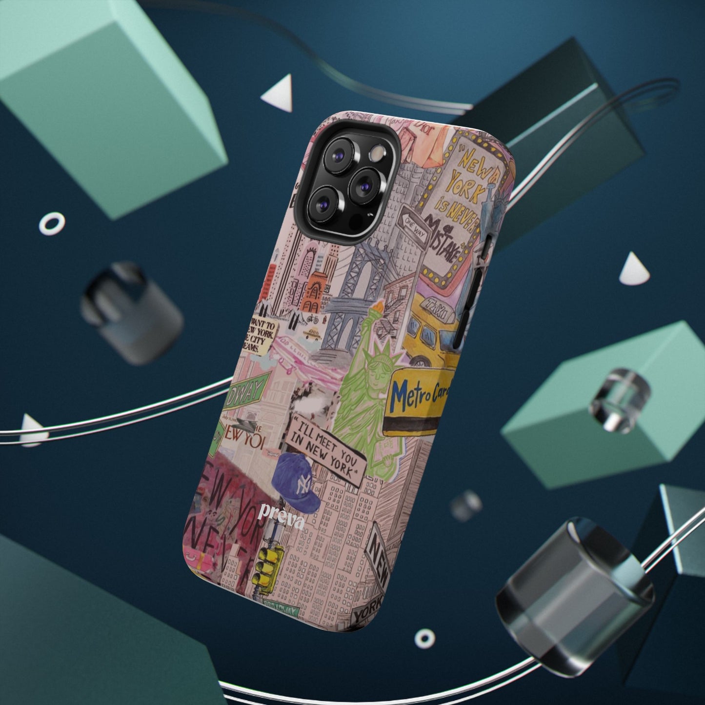 New York Collage Phone Case