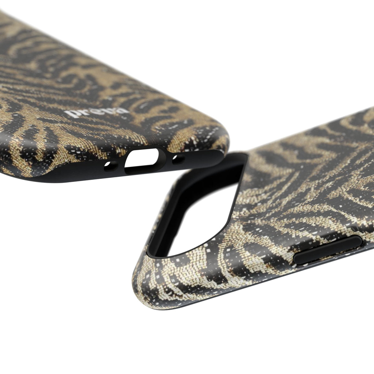 Phone Case — Impact‑Resistant Tiger Print Rug Texture