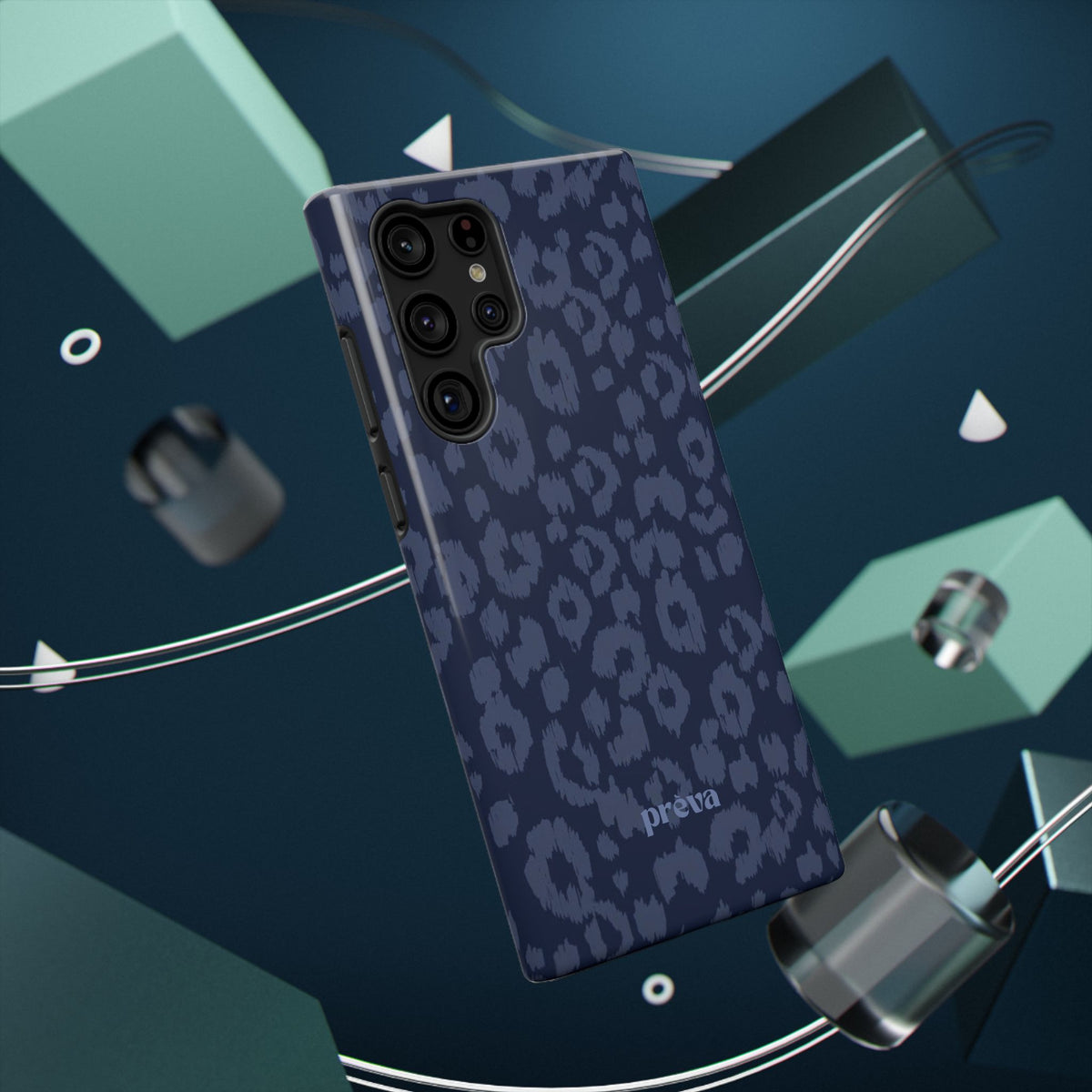 Navy Leopard  Phone Case