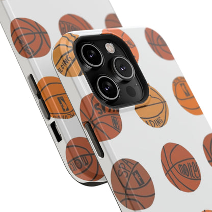 White Basketball Phone Case