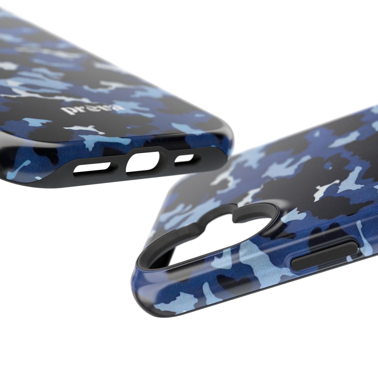 Blue Camo Phone Case
