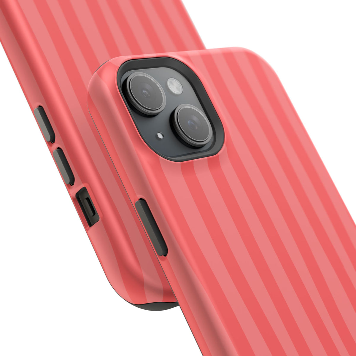 Coral Stipes Phone Case