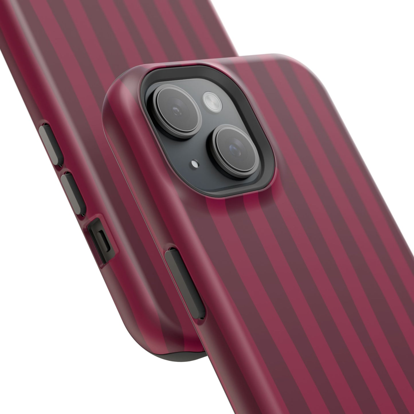 Burgandy Stripes x Ava Dudderar Phone Case