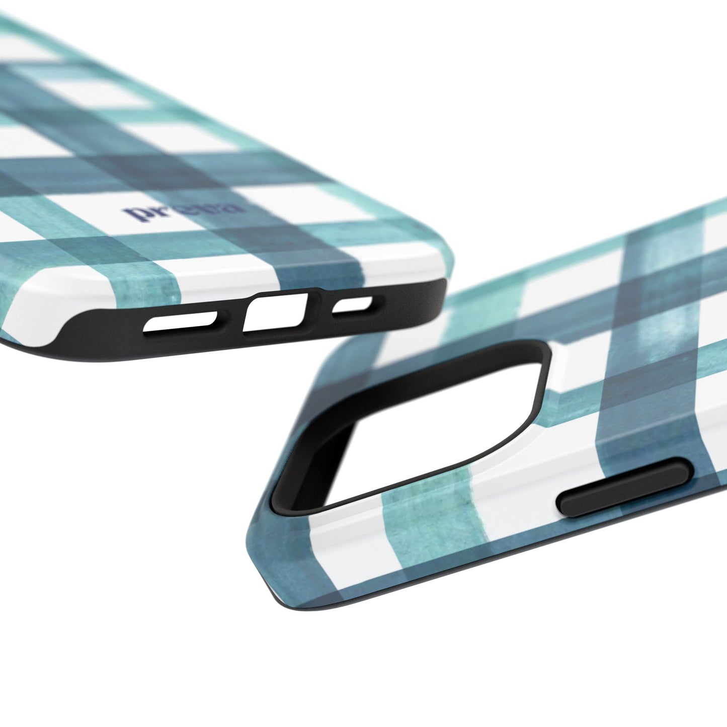 Teal Plaid Phone Case