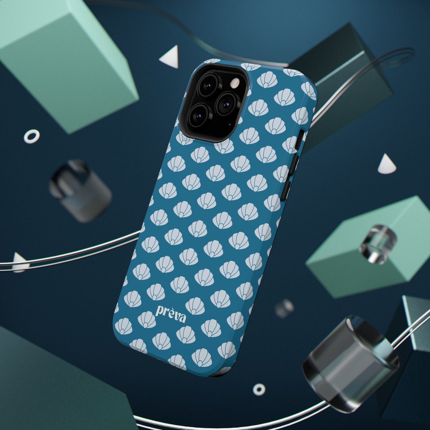 Shellfull teal Phone Case