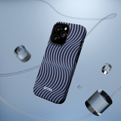 Wavy Navy Phone Case