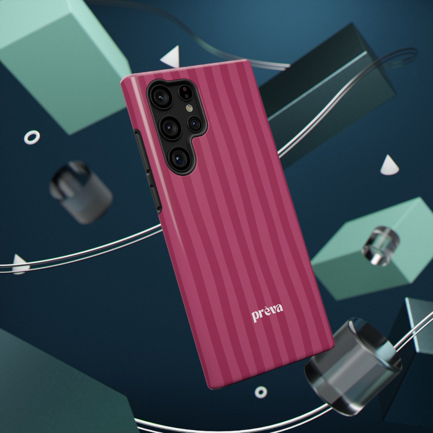 Magenta Stripes Phone Case