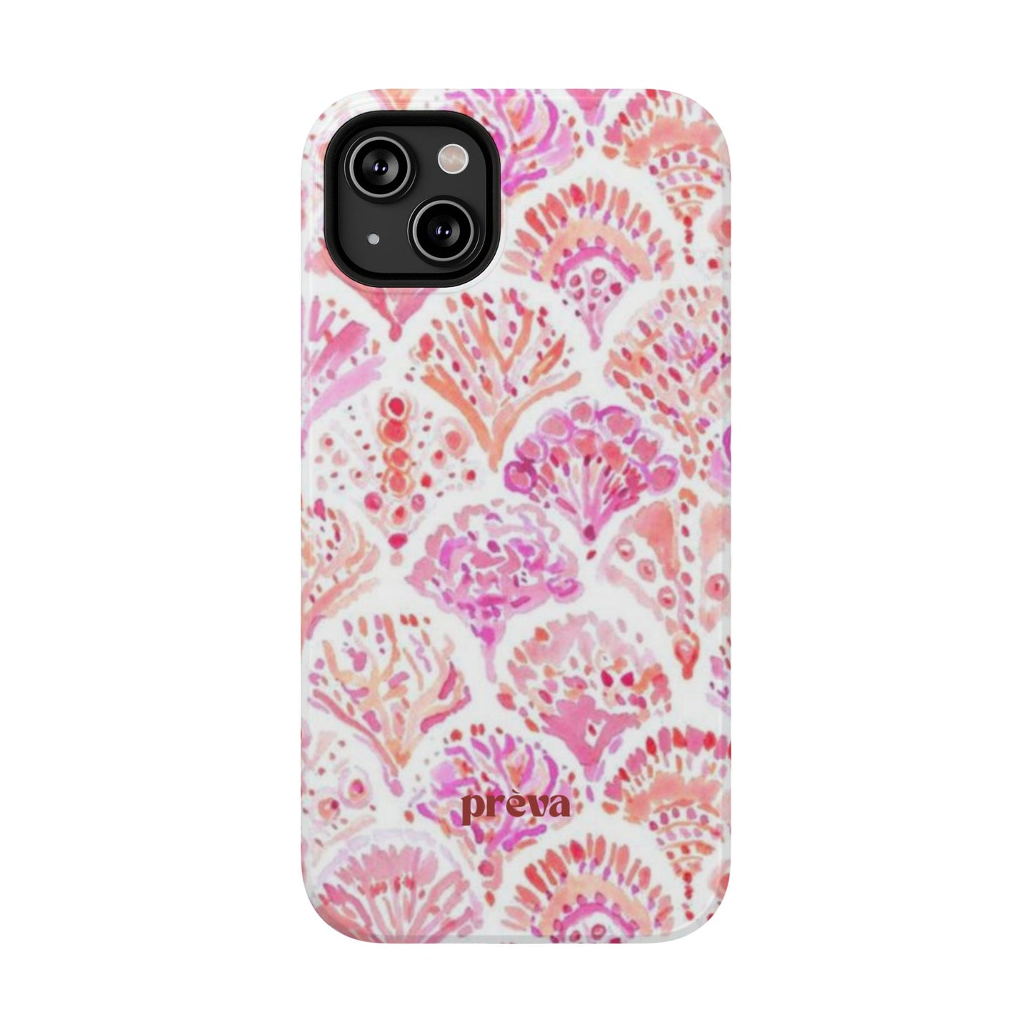 Pink Shell Watercolor Phone Case