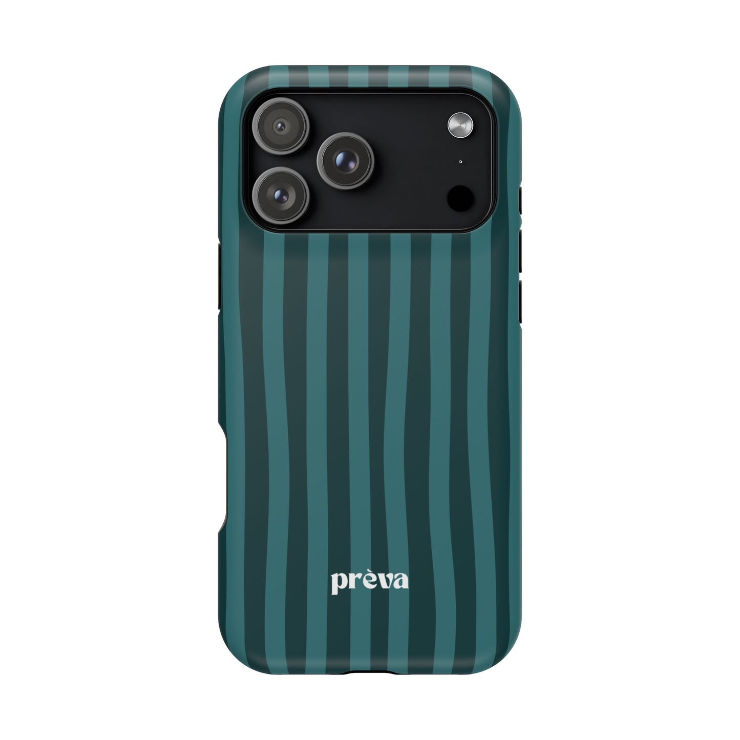 Dark Stripes Turquoise Phone Case