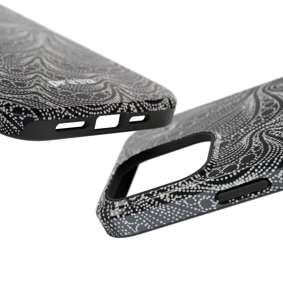 Abstract Midnight Lace Phone Case