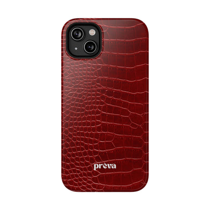 Red Croc Phone Case