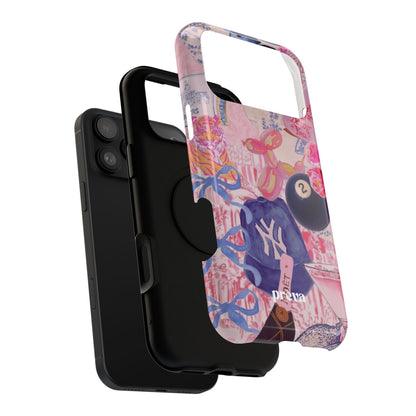Retro 8 Ball Collage Phone Case