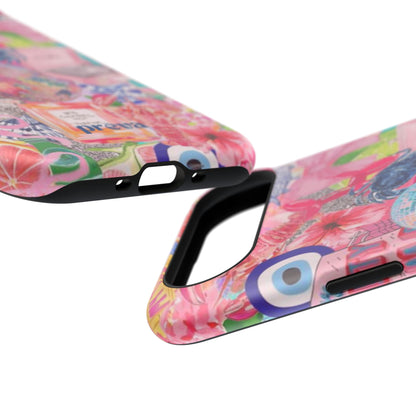 Floral & Pink Collage Phone Case