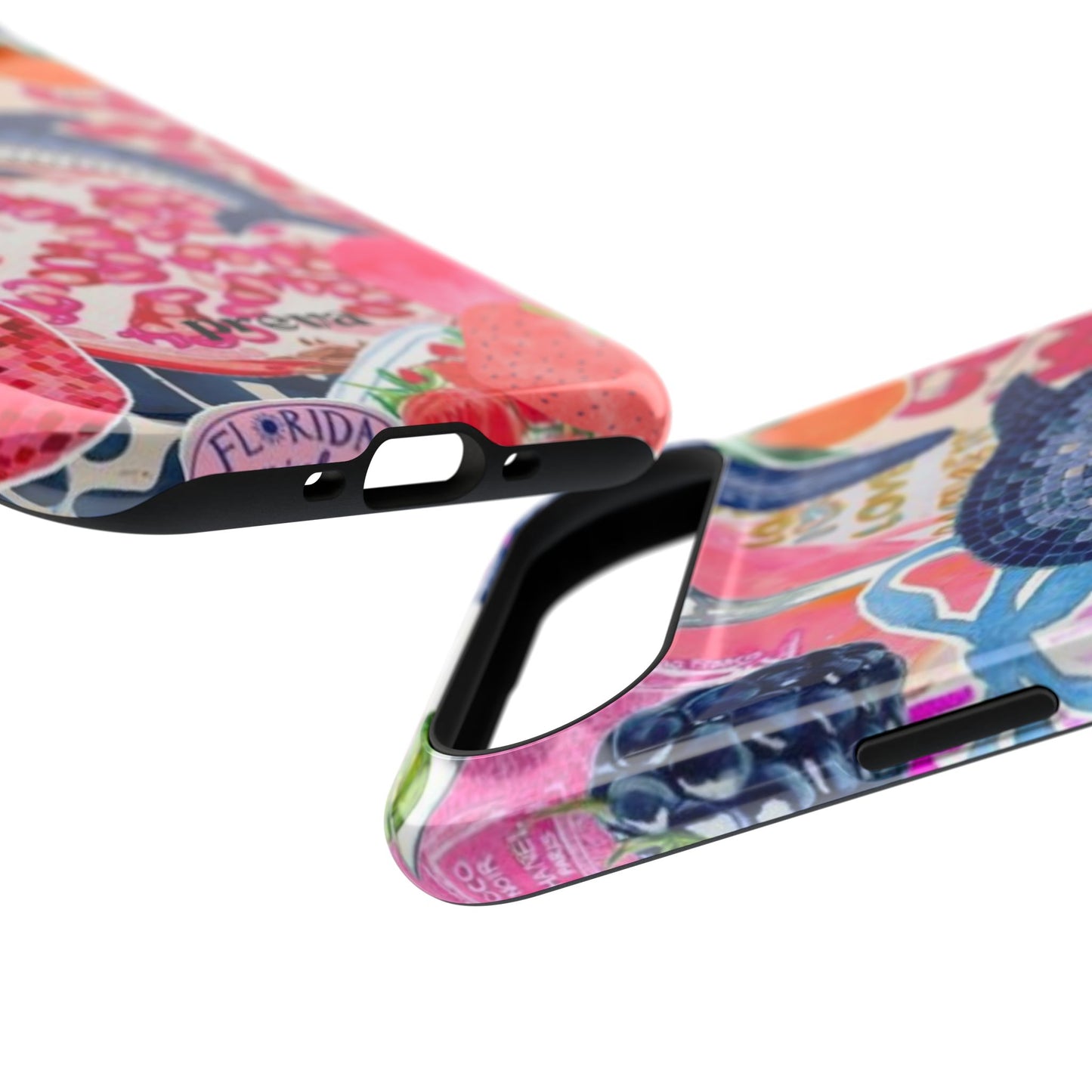 Dolphin Tropics Collage Phone Case