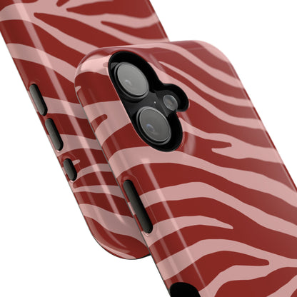 Red Zebra Phone Case