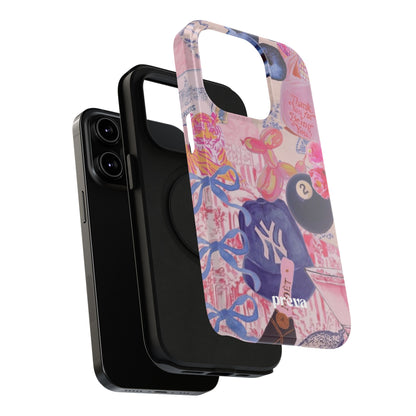 Retro 8 Ball Collage Phone Case