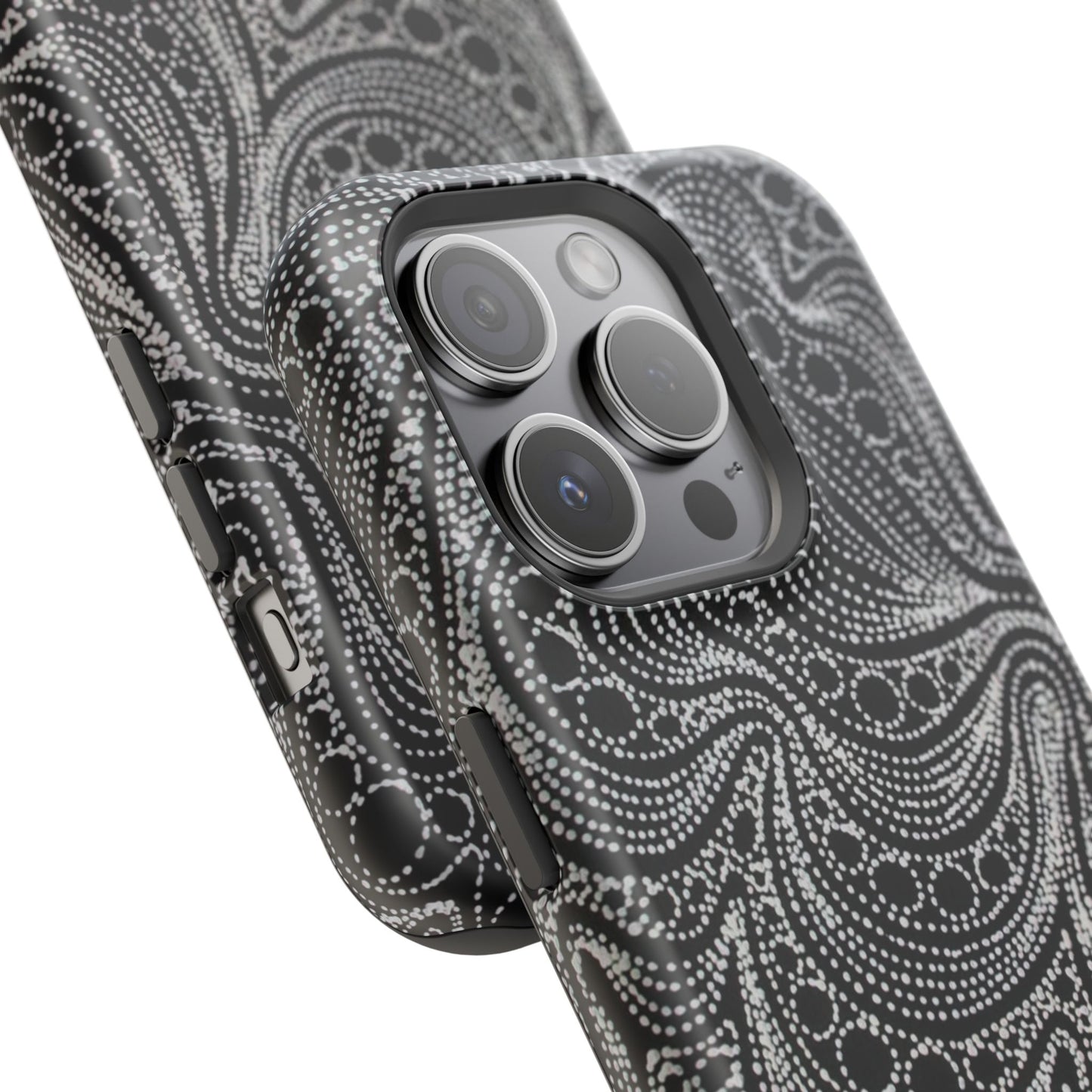Abstract Midnight Lace Phone Case