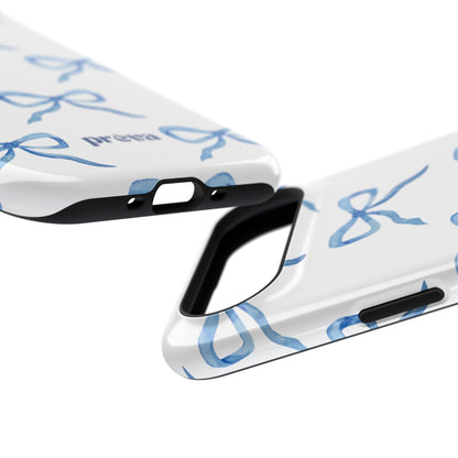 Blue Bow Phone Case