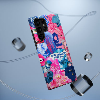 Vibrant Galaxy Collage Phone Case