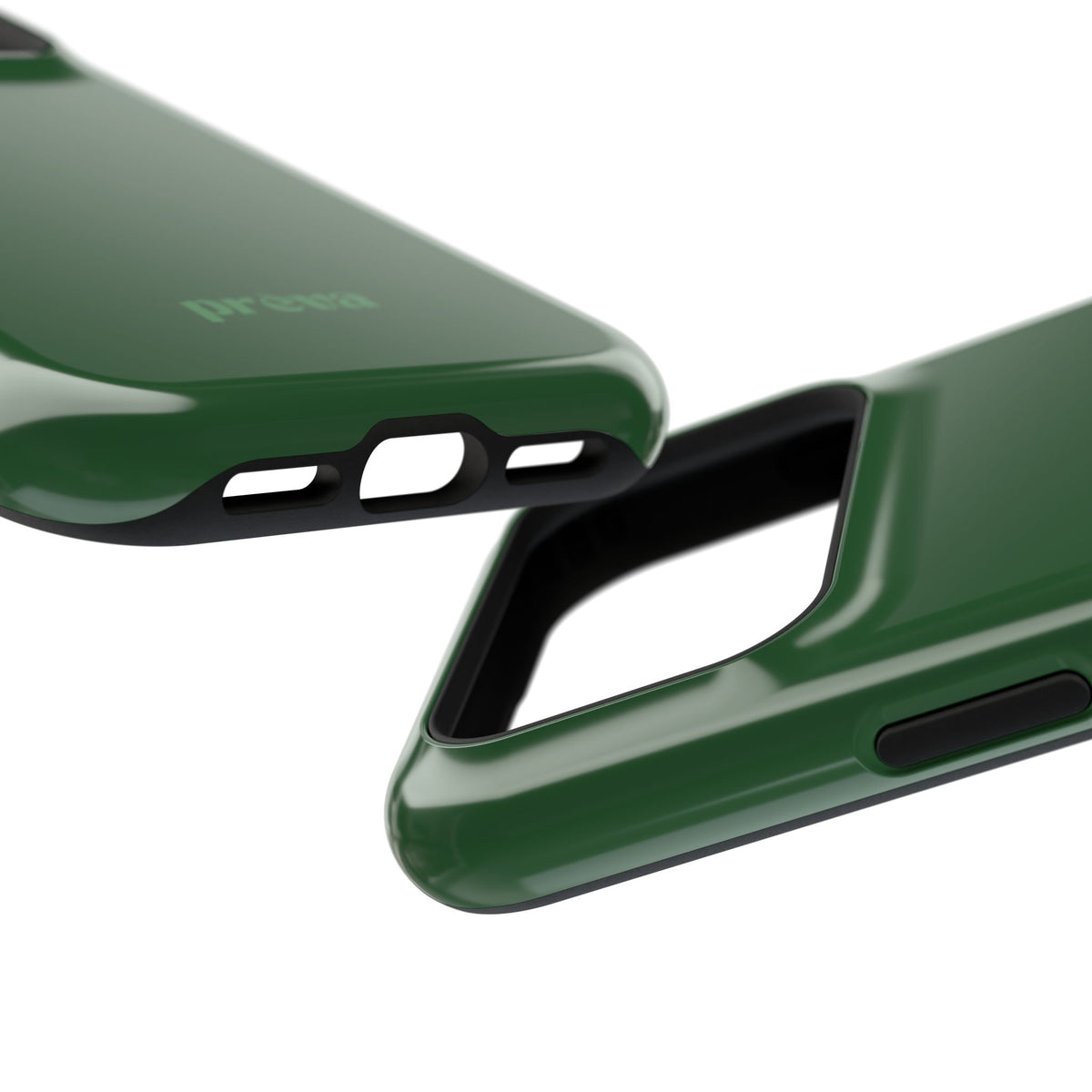 Impact-Resistant Phone Case — Forest Green Slim Armor