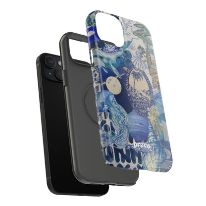 Blue Night Collage Phone Case