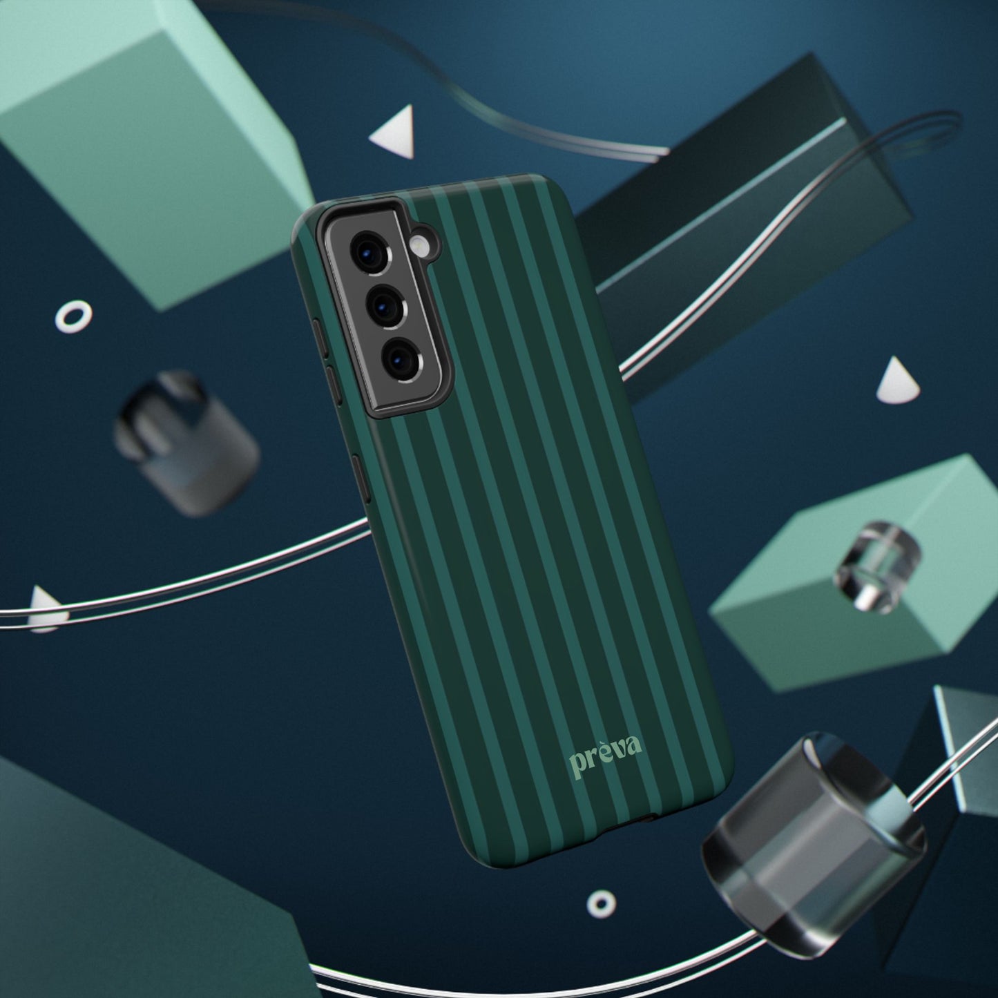 Striped Green Phone Case