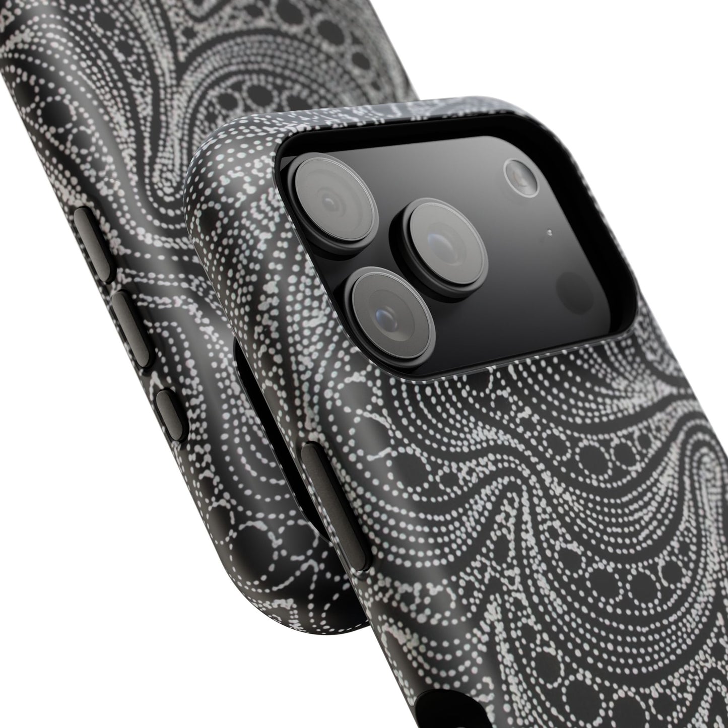 Abstract Midnight Lace Phone Case