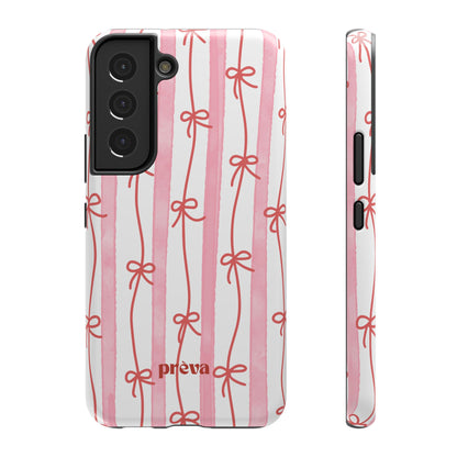 Pink Bow Chain Phone Case