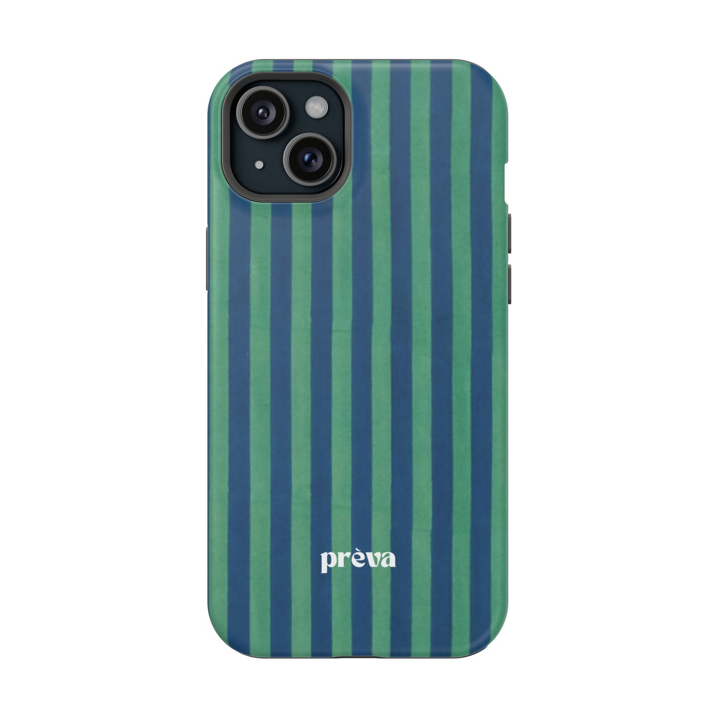 Green & Blue Stripes Phone Case