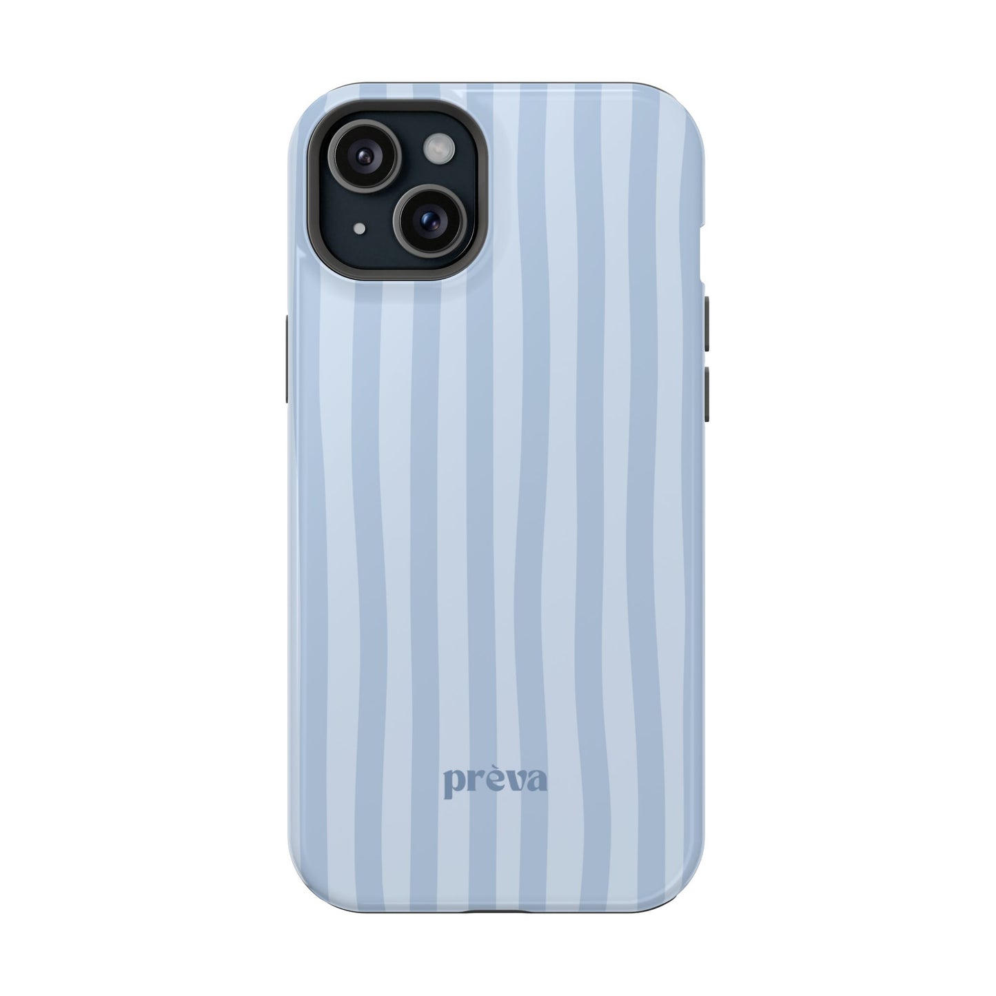 Pastel Blue Stripes Phone Case