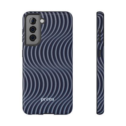 Wavy Navy Phone Case