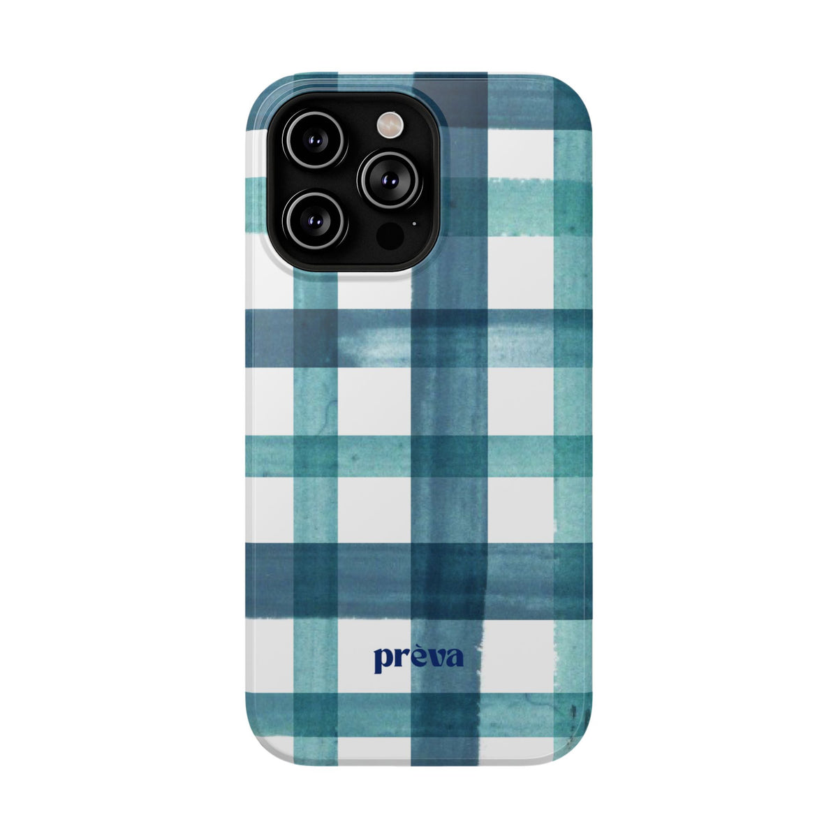 Teal Plaid Phone Case