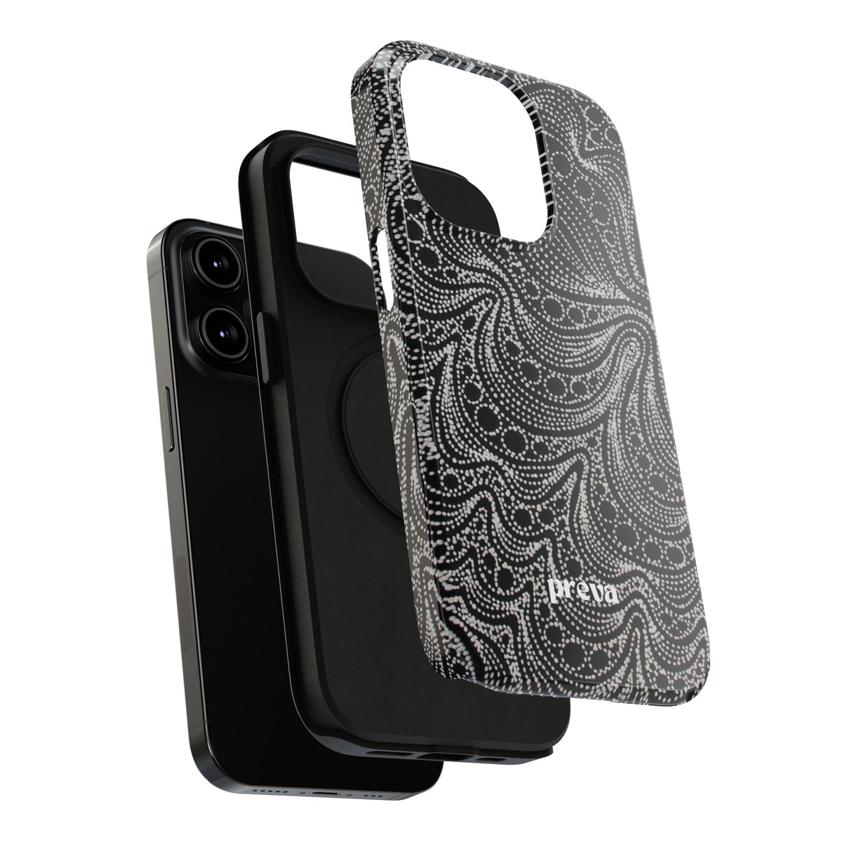 Abstract Midnight Lace Phone Case