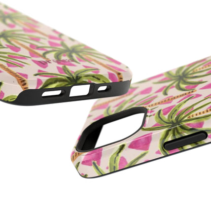 Phone Case — Pink Palm Tree Impact-Resistant Protector