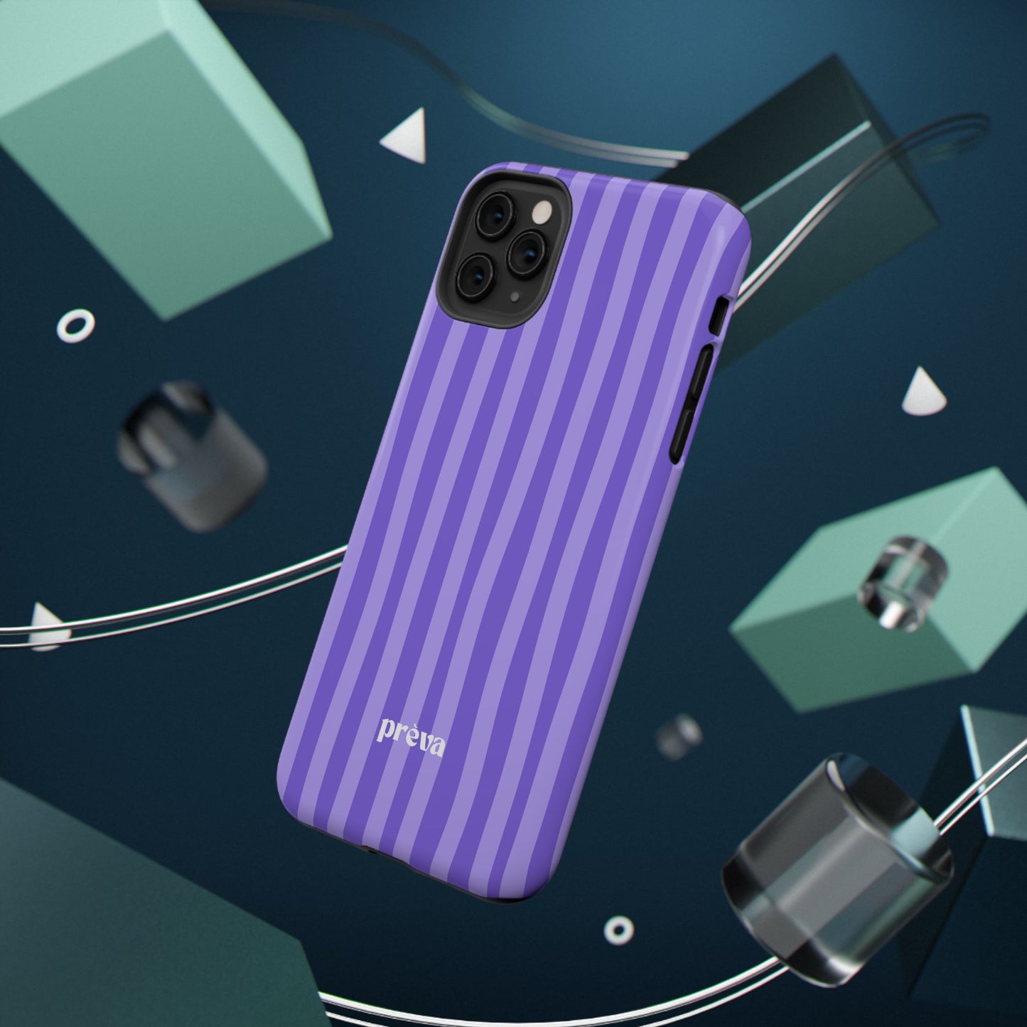 Lavender Stripes Phone Case