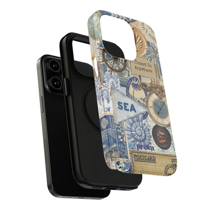 Neutral Travel Collage Phone Case