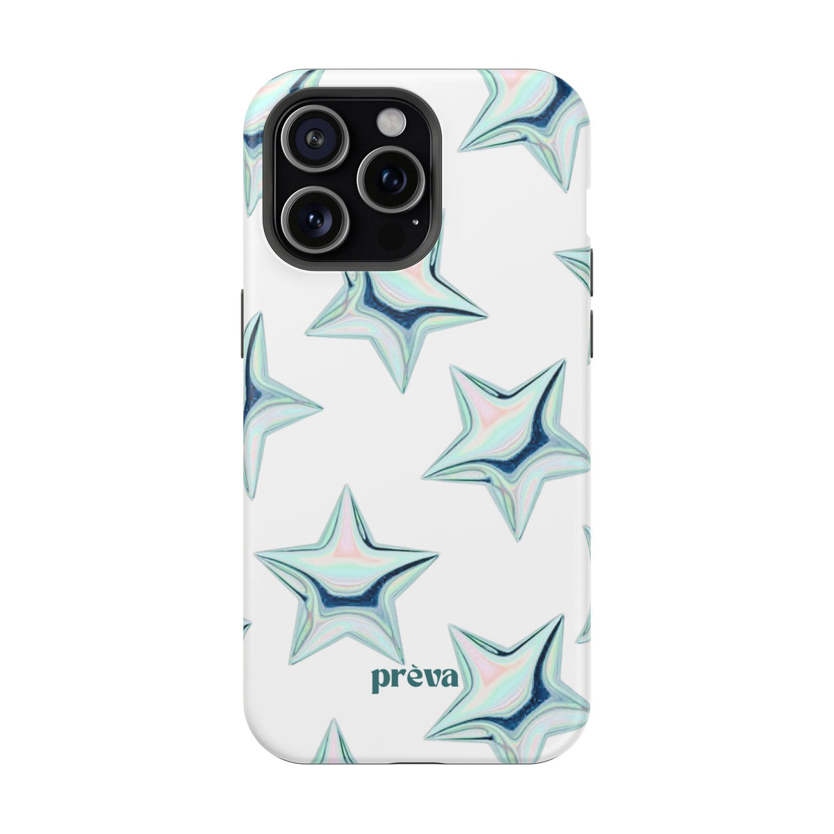 White Starburst Phone Case