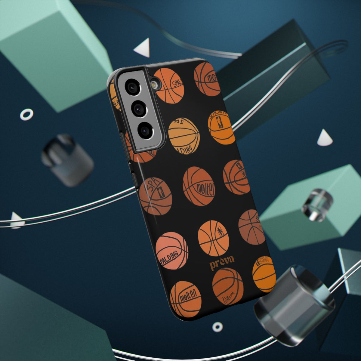 Black Basketball Phone Case