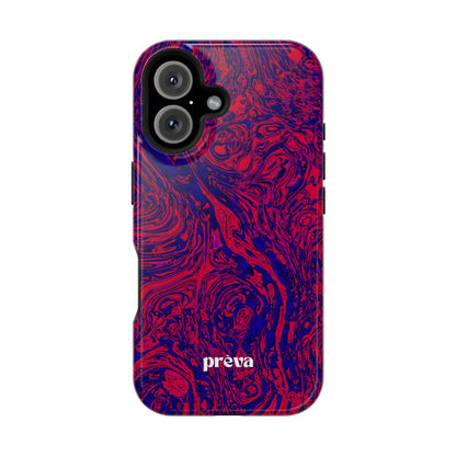 Marbled Red & Purple Impact Phone Case