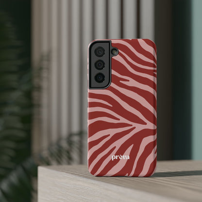 Red Zebra Phone Case