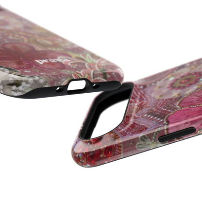 Floral Embroidery Phone Case